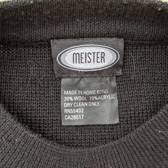 Men's Meister sweater size medium - Picture 3 of 3